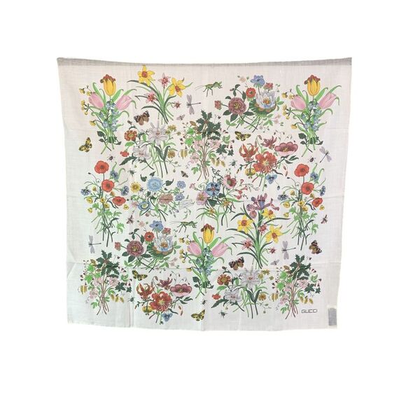 Gucci Vintage Cotton Scarf